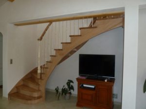 Escalier à l'anglaise blanc - ABEG